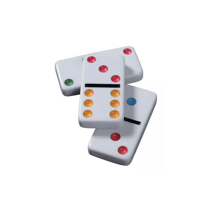 Dominó Clásico Doble 6 - Juego de Mesa con Estuche Metálico