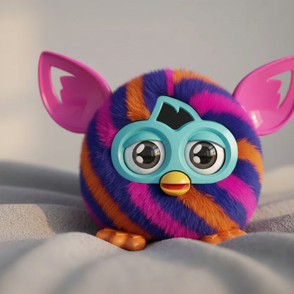 Mascota Virtual Furby Naranja y Azul Juguete Interactivo