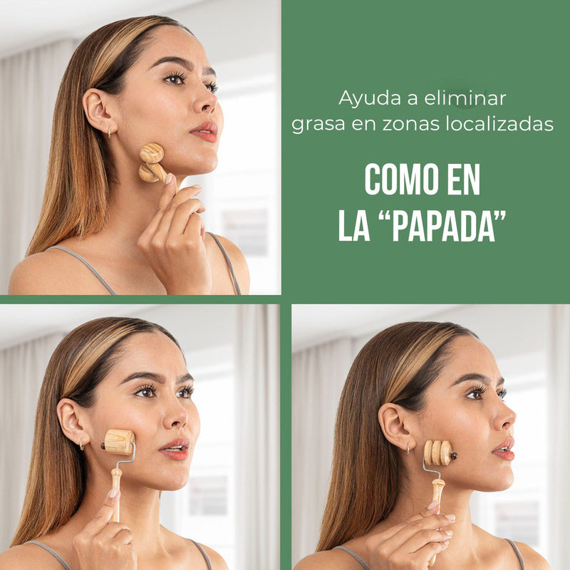Kit de Maderoterapia Facial de 6 Piezas - Masaje Spa en Casa