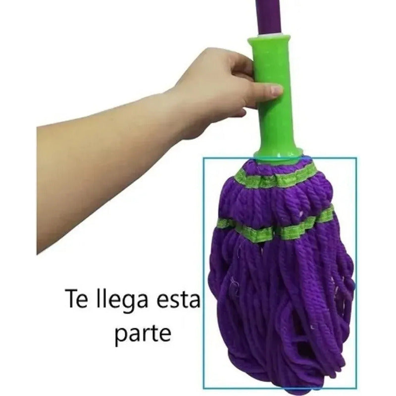 Repuesto Trapero Giratorio 360° Microfibra - Disho.co