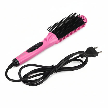 Combo Rizador de Cabello Ondas Sirena y Cepillo Alisador