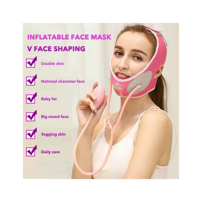 Reductor de Papada para Dama - Faja Mentonera Rosa