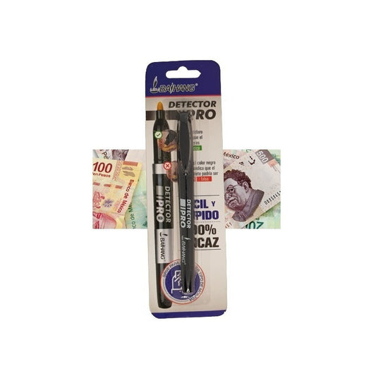 Detector de Billetes Falsos Plumón Marcador - 100% Eficaz