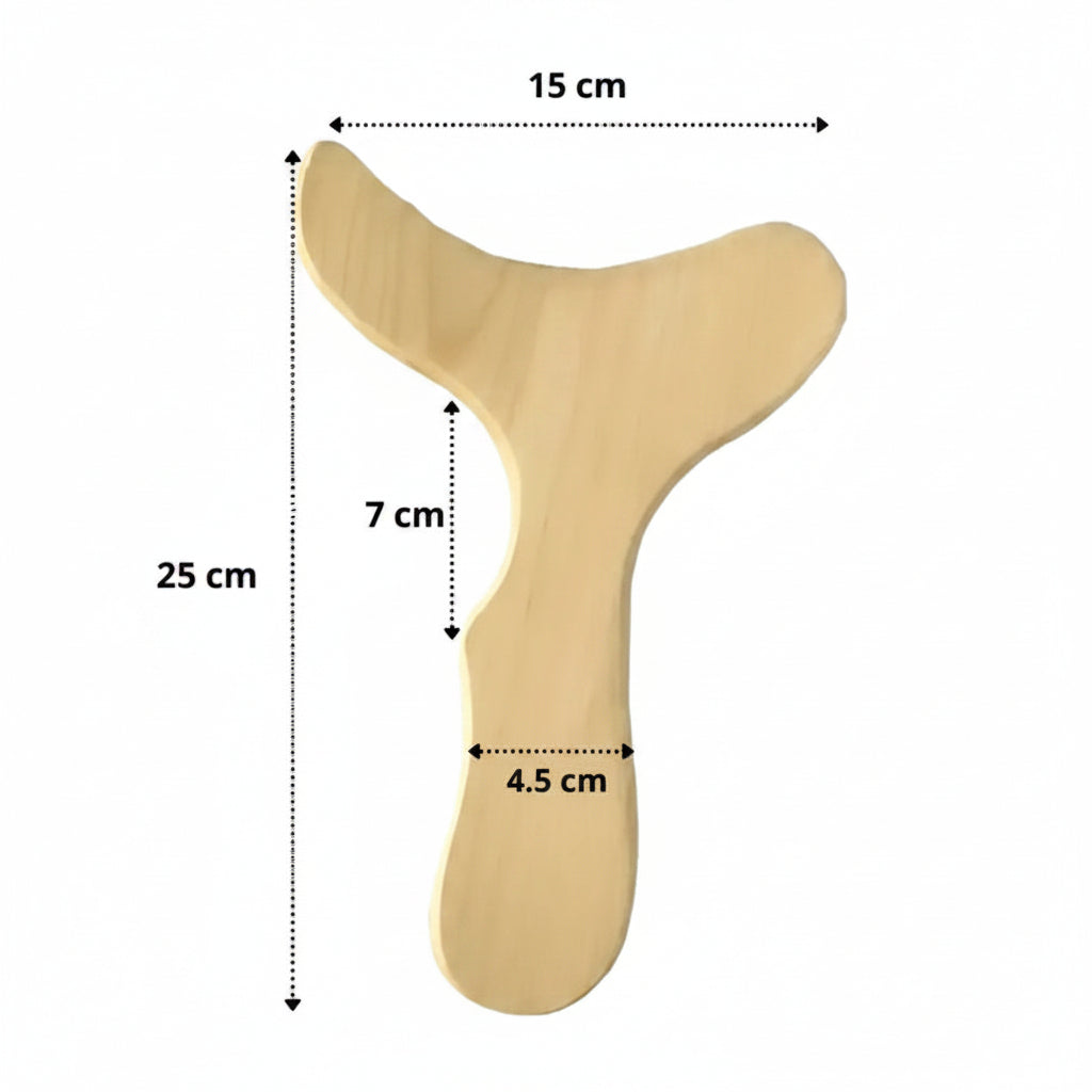 Kit De Maderoterapia Copa Sueca Y Tabla Moldeadora Madera Madera