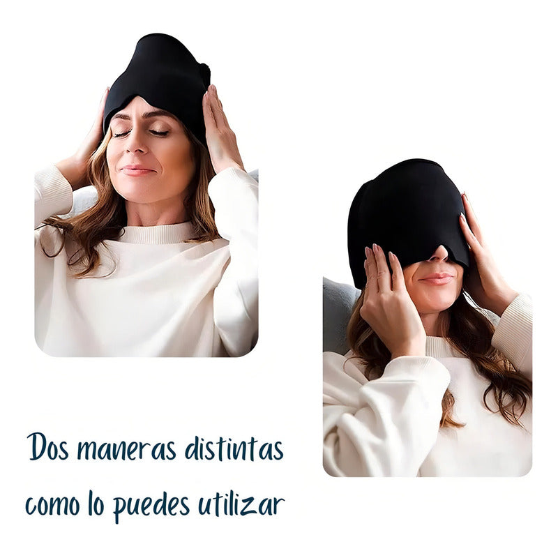 Gorro de Gel Frío y Calor para Alivio de Migraña y Estrés