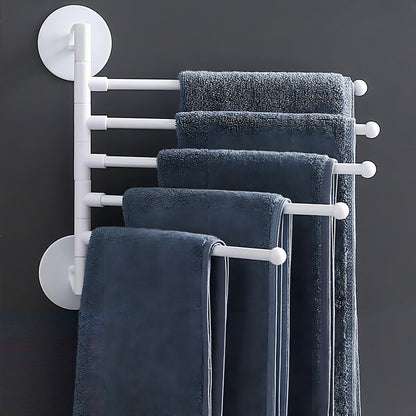 Toallero Multibarra Giratorio Verde Oscuro para Baño y Cocina