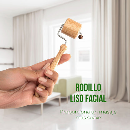 Kit de Maderoterapia Facial de 6 Piezas - Masaje Spa en Casa