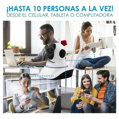 Cámara IP WiFi de Vigilancia Domo Robótico - Seguridad en Casa