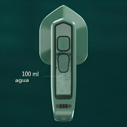 Plancha Portátil A Vapor Viajera Mini Verde para Ropa
