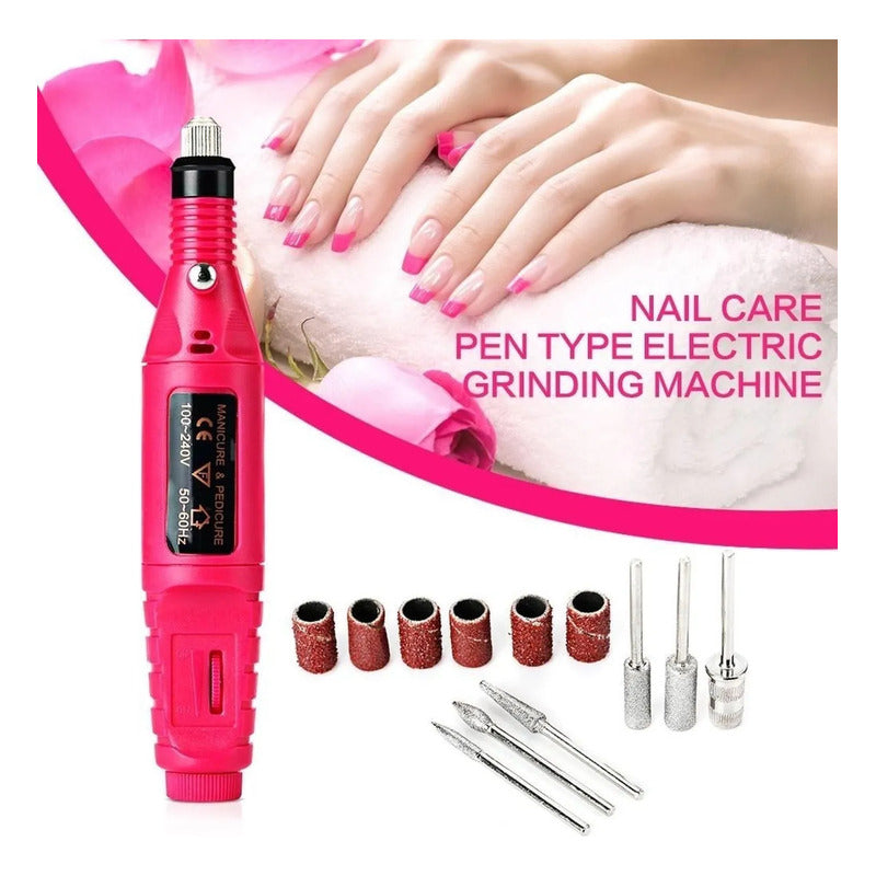 Pulidor Eléctrico para Uñas Acrílicas y Gel UV Profesional