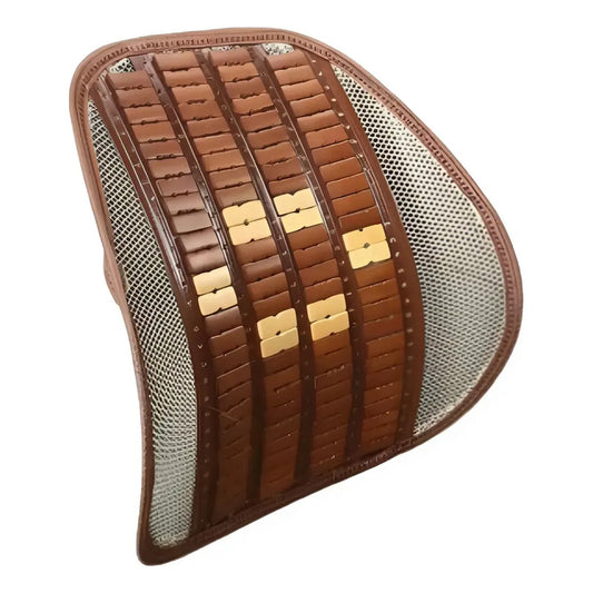 Cojín Ergonómico para Sillas - Soporte Lumbar de Bambú