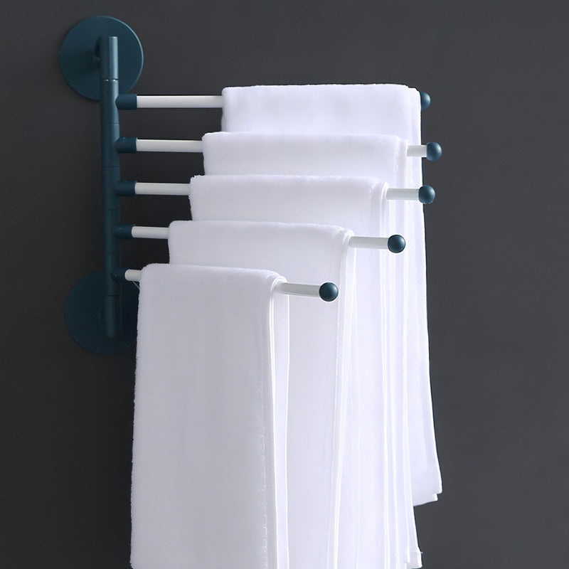 Toallero Multibarra Giratorio Verde Oscuro para Baño y Cocina