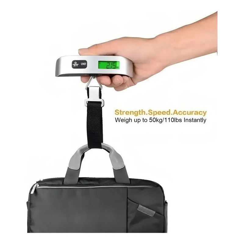 Báscula Digital Portátil para Equipaje de Hasta 50 Kg