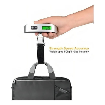 Báscula Digital Portátil para Equipaje de Hasta 50 Kg