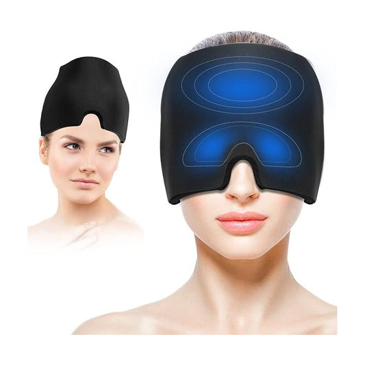 Gorro de Gel Frío y Calor para Alivio de Migraña y Estrés