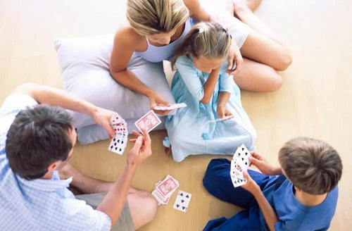 Combo Juegos de Mesa UNO y Cartas Poker Royal