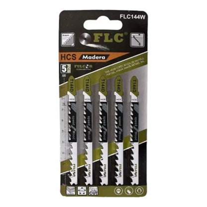Cuchilla Repuesto Para Caladora - 10 Piezas (5 Madera, 5 Metal)