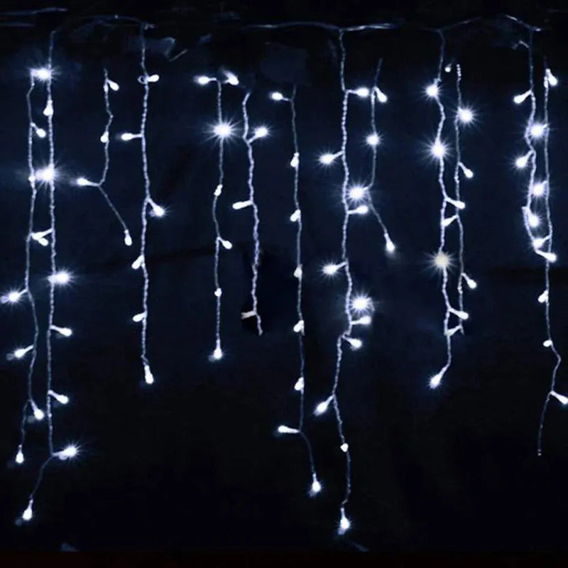 Cortina de Luces LED 300 Bombillos 9m x 45cm Decorativa