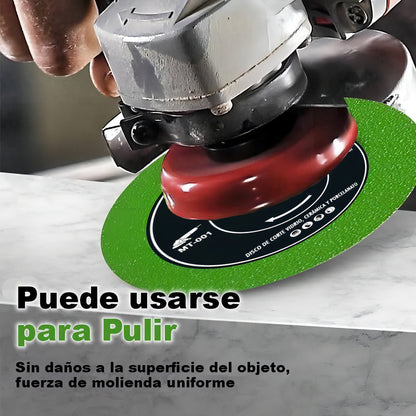 Disco de Corte Diamante para Vidrio y Mármol 115mm Verde