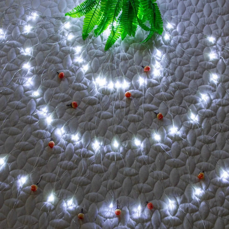 Malla de 100 Luces LED Decorativas para Navidad - 1.3 Metros
