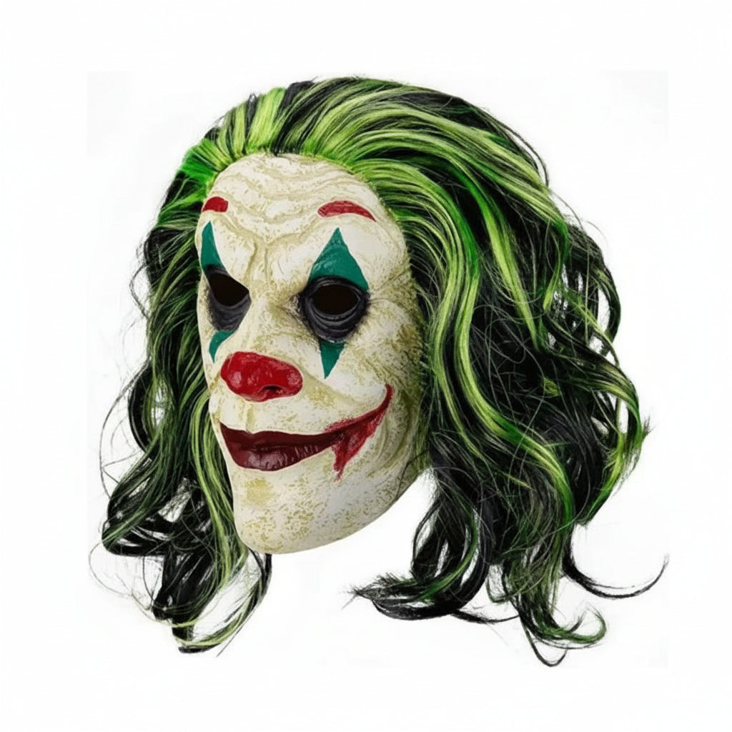 Mascara Guasón Látex Payaso Disfraz Halloween Disponible