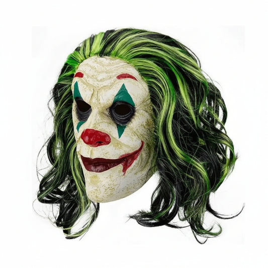 Mascara Guasón Látex Payaso Disfraz Halloween Disponible