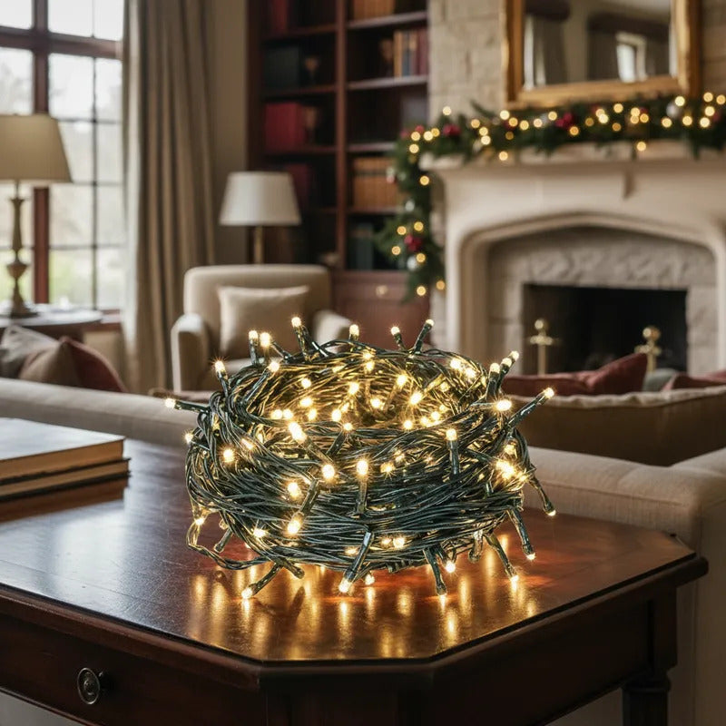 Luz Lineal LED Navideña 18 Metros - 300 Luces Decoración