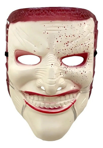 Máscara Horror Smile Sangre Terror Halloween - Disfraz