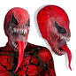 Máscara Venom Carnage Látex Disfraz Halloween Terror Rojo