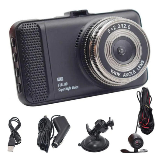 Cámara Doble Lente Full HD 1080p para Vehículos Modelo T659