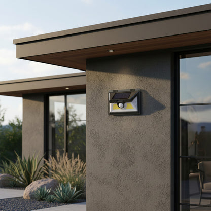 Lámpara Solar LED con Sensor de Movimiento para Exteriores