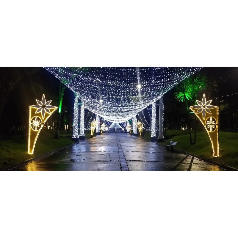 Luz Lineal LED 200 Luces para Decoración Navideña 14.5m