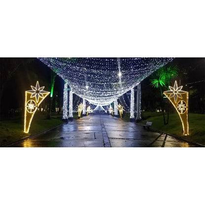 Luz Lineal LED 200 Luces para Decoración Navideña 14.5m