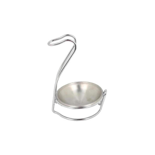 Soporte Escurridor de Cubiertos de Acero Inoxidable Plateado