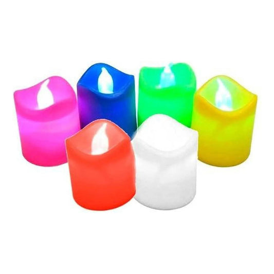 Velas LED Decorativas Pequeñas para Fiestas y Bodas - 24 Unidades