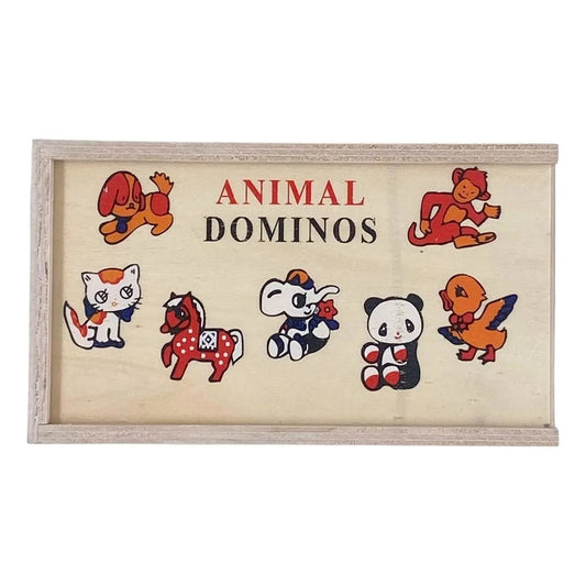 Juego De Mesa Didáctico - Dominó de Animales en Madera