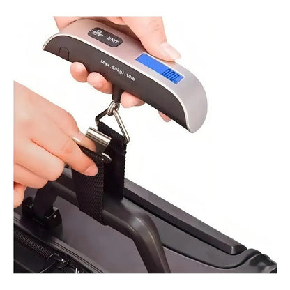 Báscula Digital Portátil para Equipaje de Hasta 50 Kg