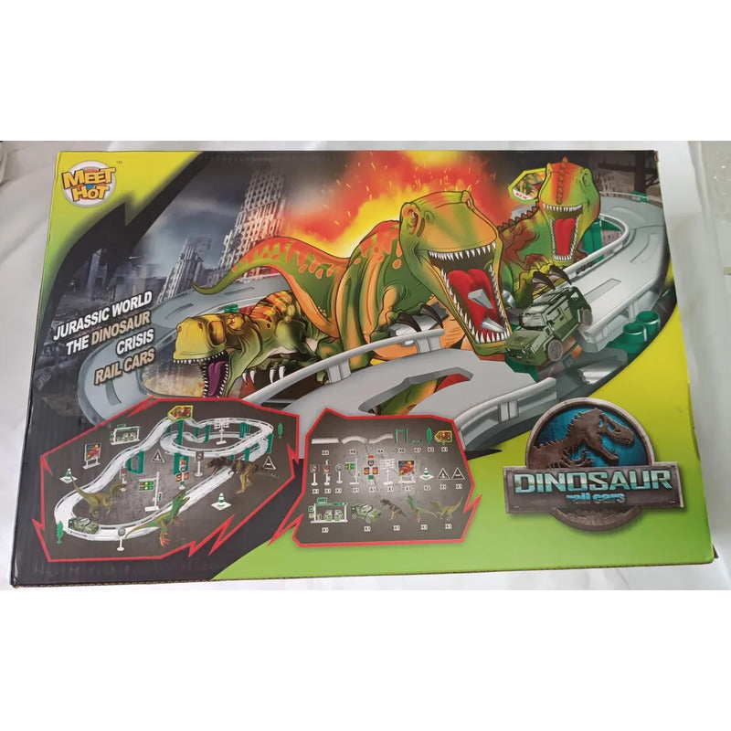 Pista Dinosaurio T Rex Veloz Wheels HM-008 - 50 Piezas