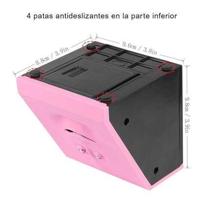 Alcancía Robot Monedero Rosa - Divertido Ahorro para Niños