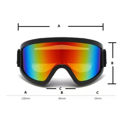 Gafas de Motocross y Esquí Protección Tornasol Amarillo