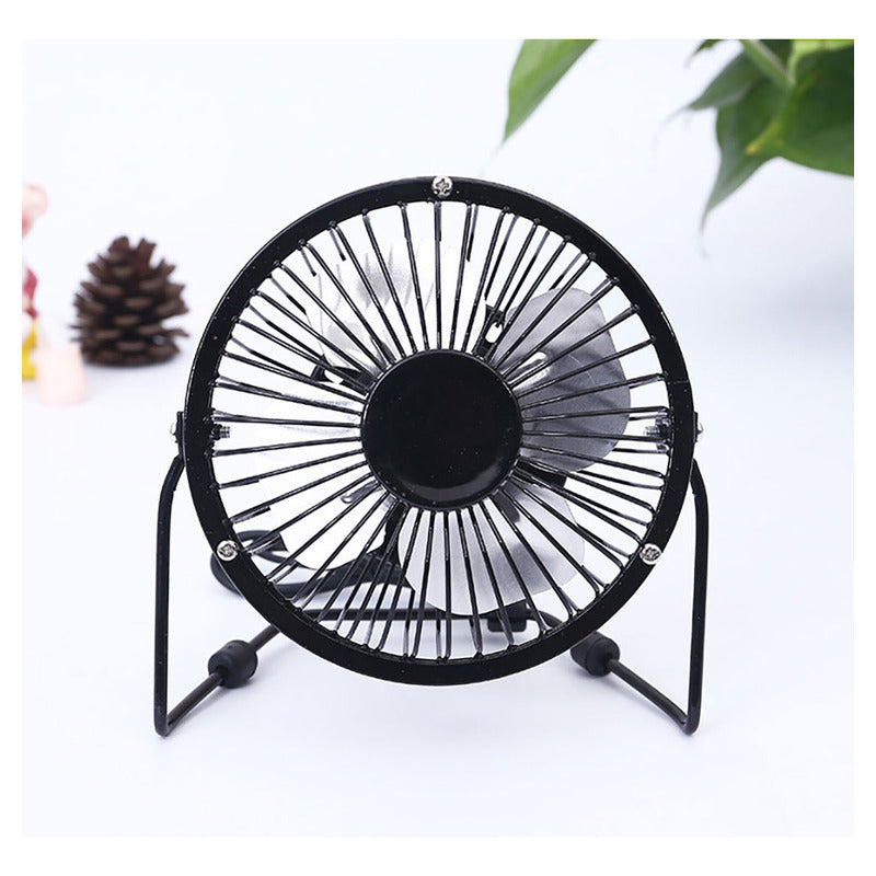 Mini Ventilador Portátil USB para Oficina Personal Negro