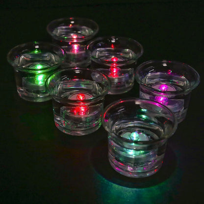Set de 12 Velas LED Sumergibles para Decoración del Hogar