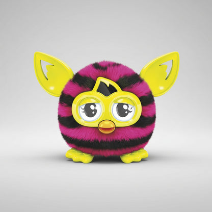 Mascota Virtual Furby Morado y Negro - Juguete Interactivo