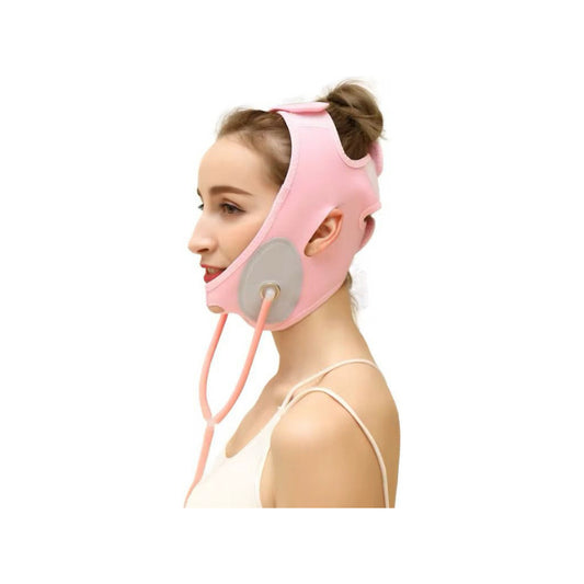 Reductor de Papada para Dama - Faja Mentonera Rosa
