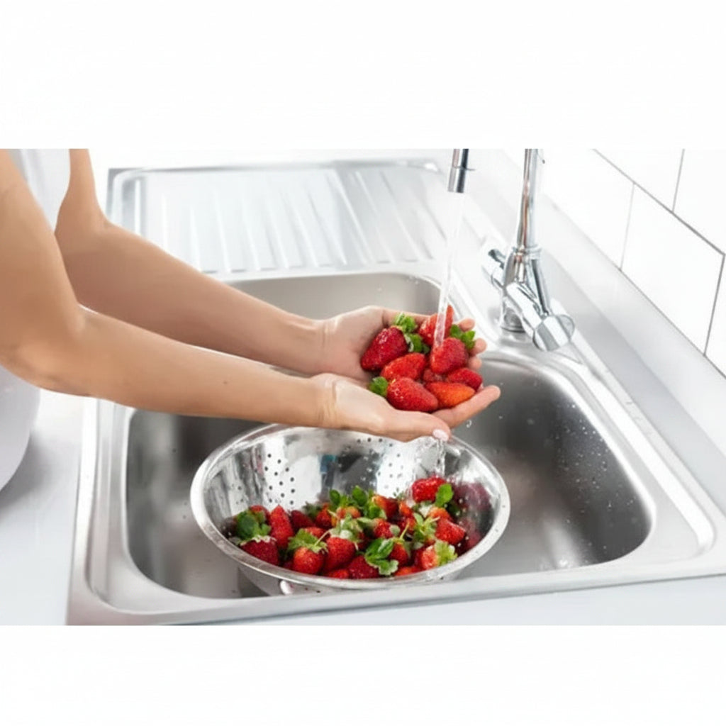 Colador Escurridor Acero Inoxidable Profesional Cocina