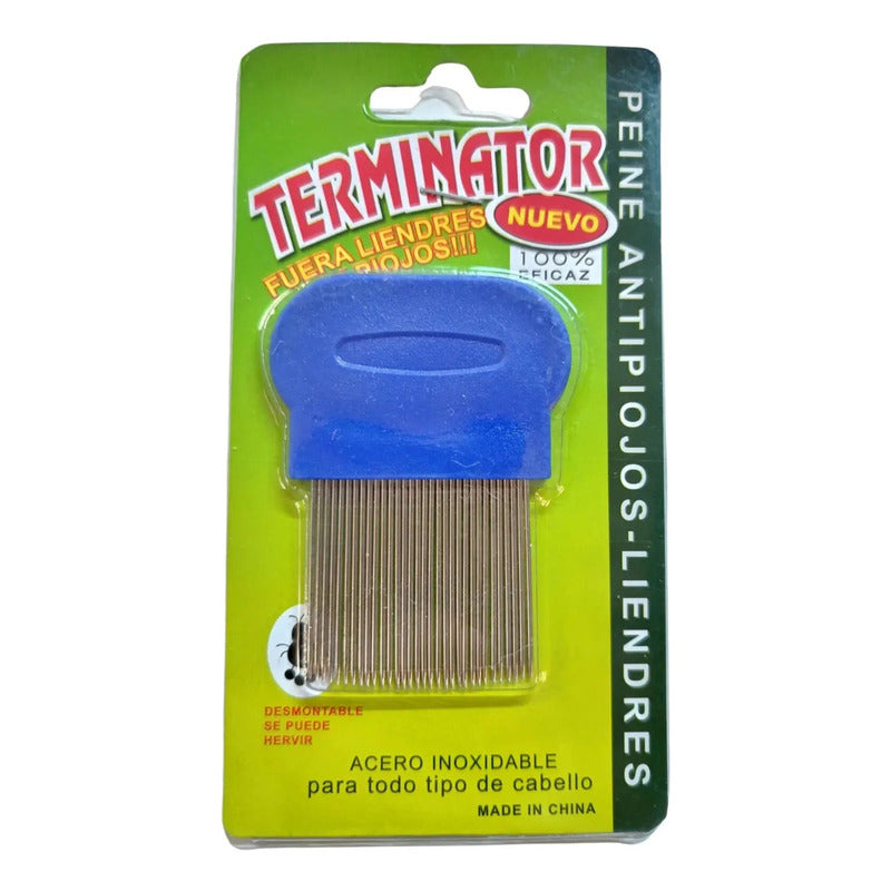 Peinilla Metálica Para Piojos y Liendres - Alta Calidad