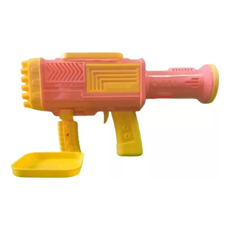 Pistola De Burbujas Juguete Para Niños Con 34 Agujeros