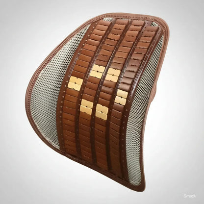 Cojín Ergonómico para Sillas - Soporte Lumbar de Bambú