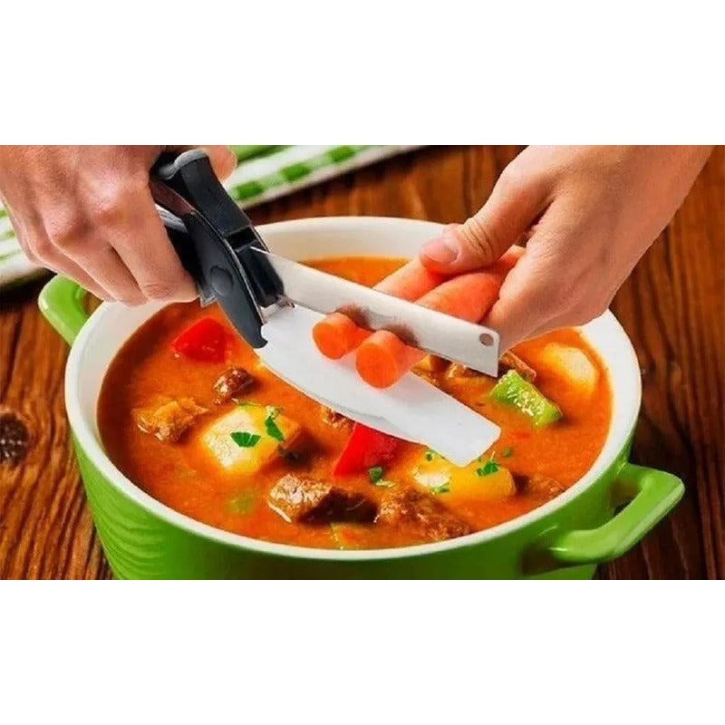 Cuchillo Tijeras Picatodo Cocina Hogar Clever Cutter