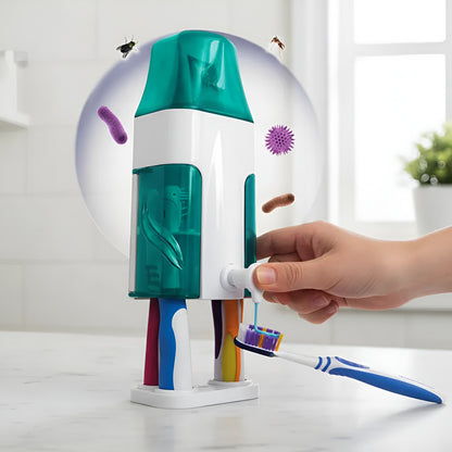 Dispensador de Crema Dental para 4 Cepillos - Disho